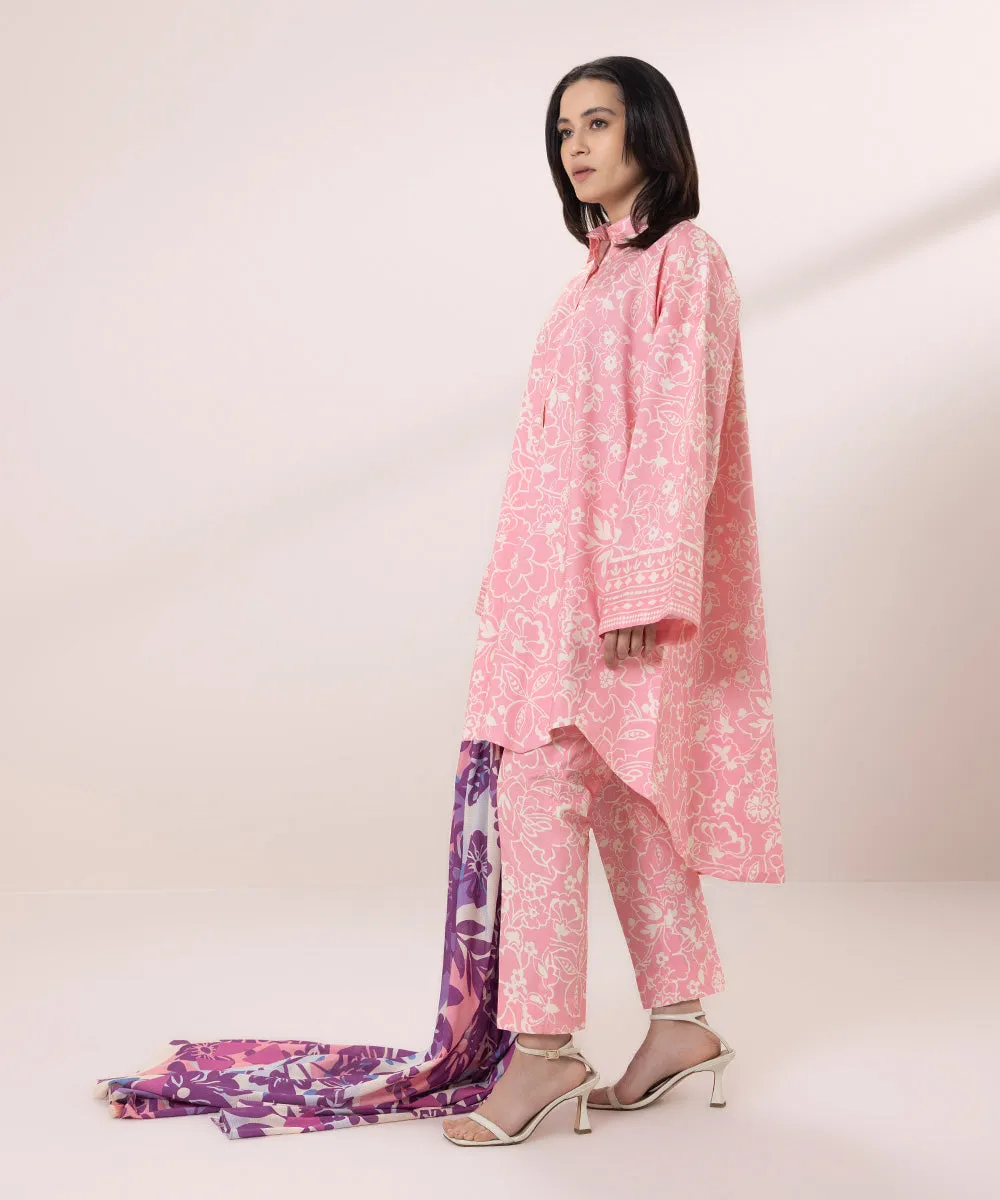 3 Piece - Printed Lawn Suit