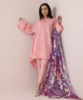 3 Piece - Printed Lawn Suit