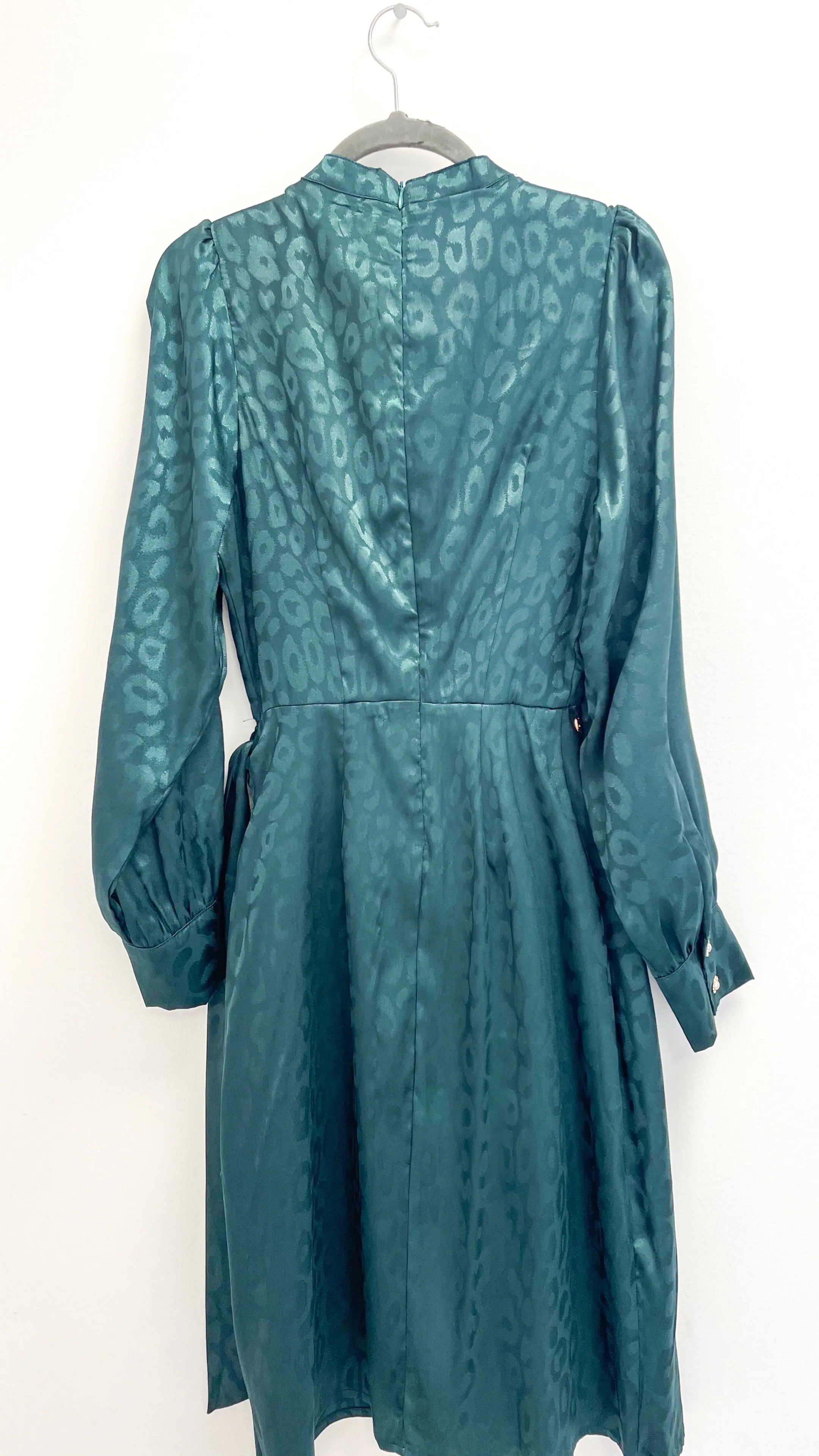 4-A1177 Green Embossed Nell Dress