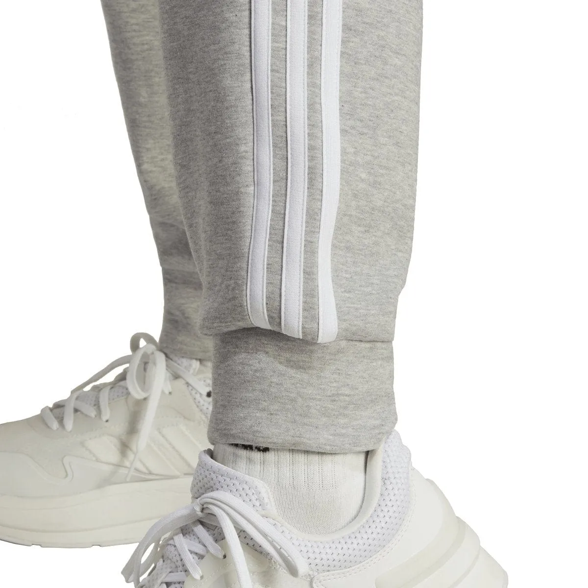 ADIDAS WOMEN'S FUTURE ICONS 3-STRIPES GREY REGULAR TRACKPANTS