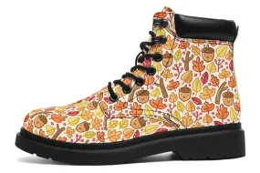 Adorable Autumn Pattern Classic Vibe Boots