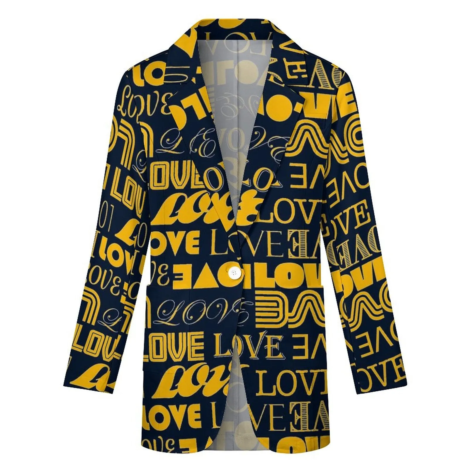 All Over Print Women's Blazer Women's casual suit