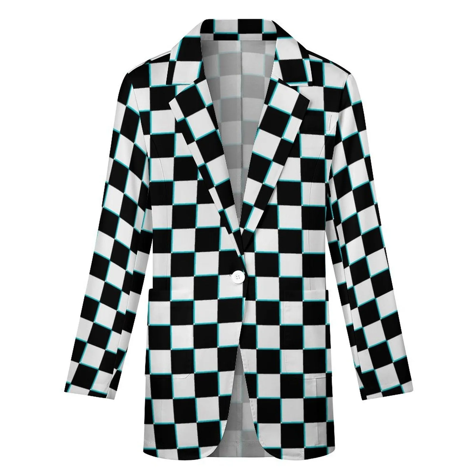 All Over Print Women's Blazer Women's casual suit