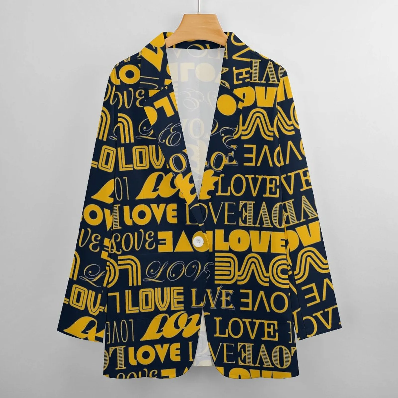 All Over Print Women's Blazer Women's casual suit