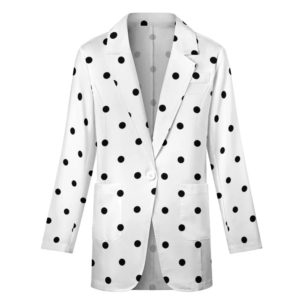 All Over Print Women's Blazer Women's casual suit