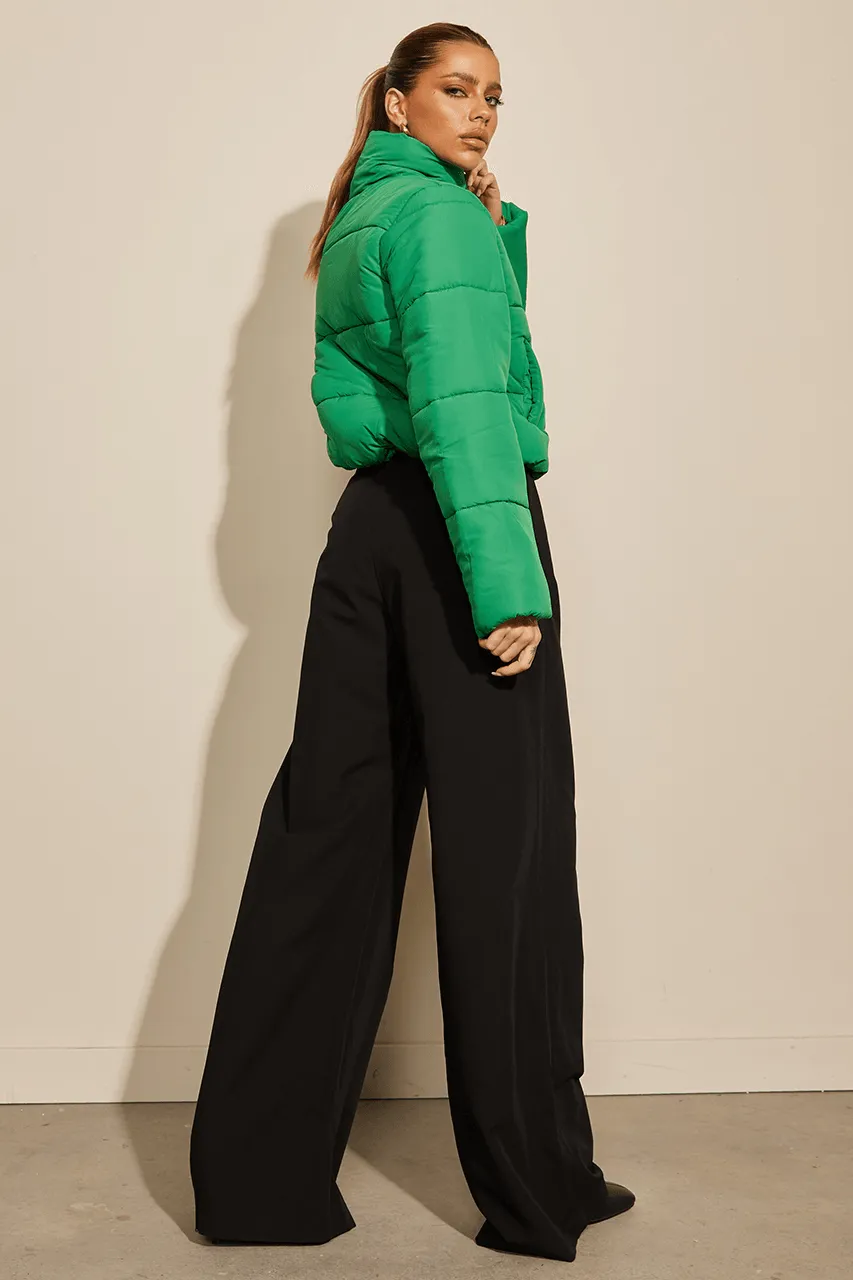 Amora Puffer Jacket - Green