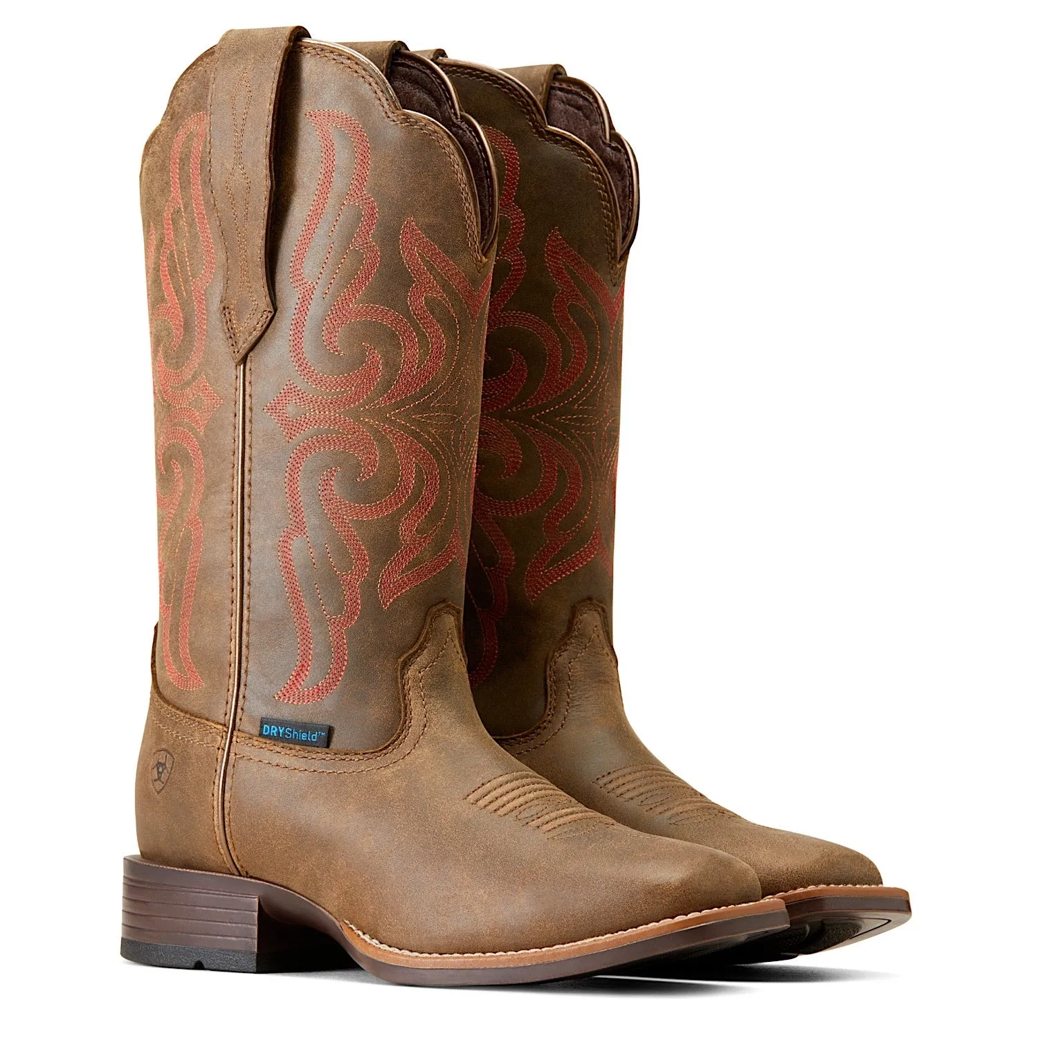 Ariat Womens Primera StretchFit Waterproof Western Boot H2O Pebble