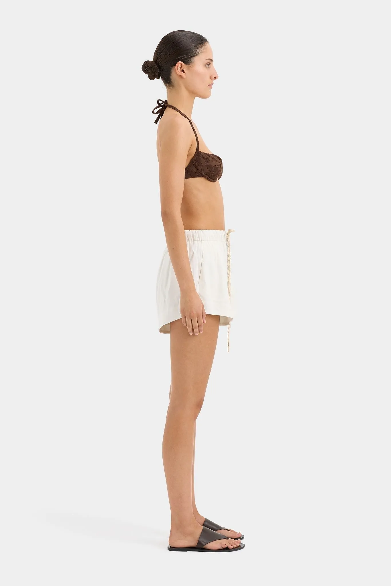 ATACAMA DRAWSTRING SHORT-NATURAL