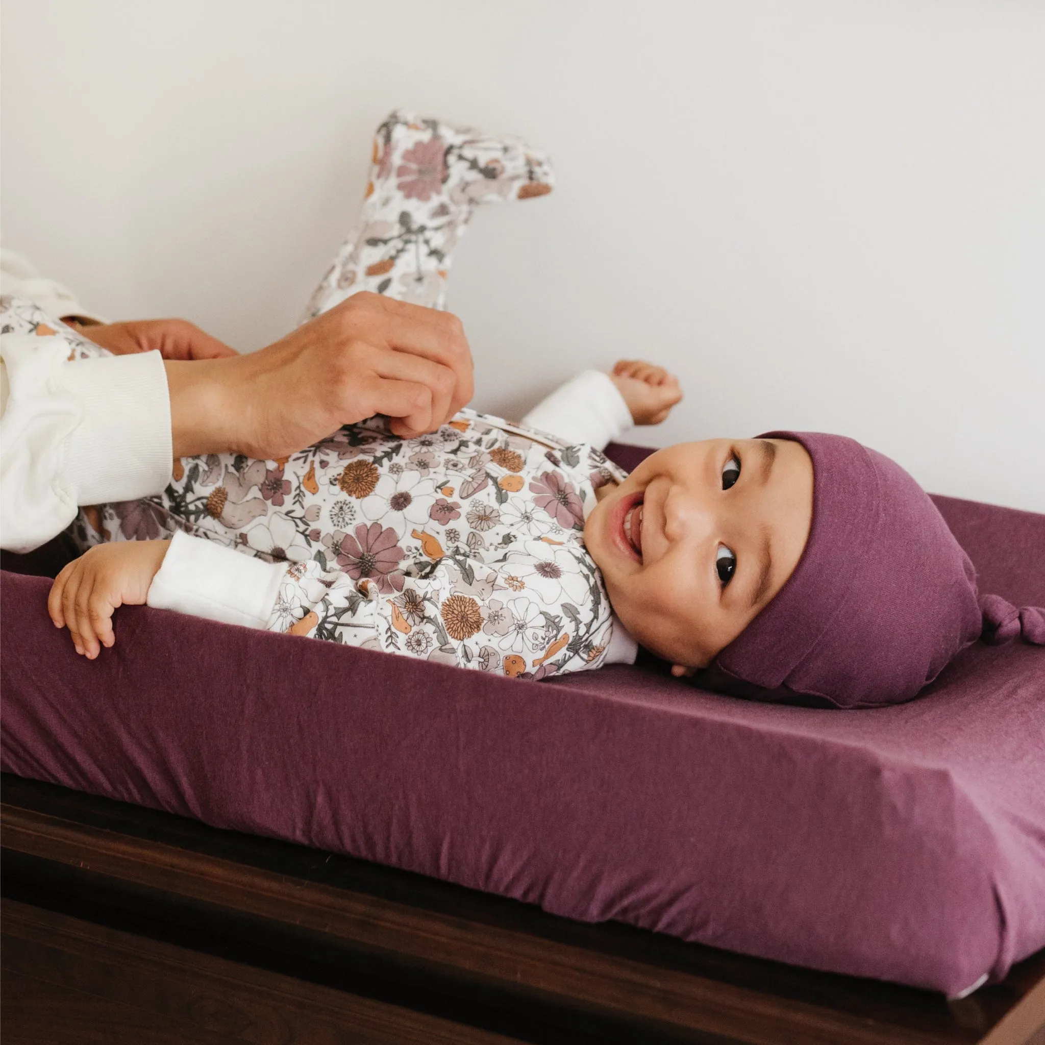 Bamboo baby sleeper - Floral Patch