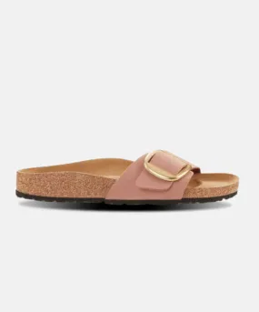 Birkenstock Madrid Big Buckle Nubuck Leather Old Rose Sandals