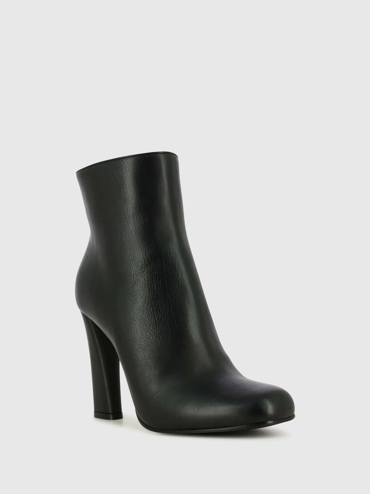 Black Zip Up Ankle Boots