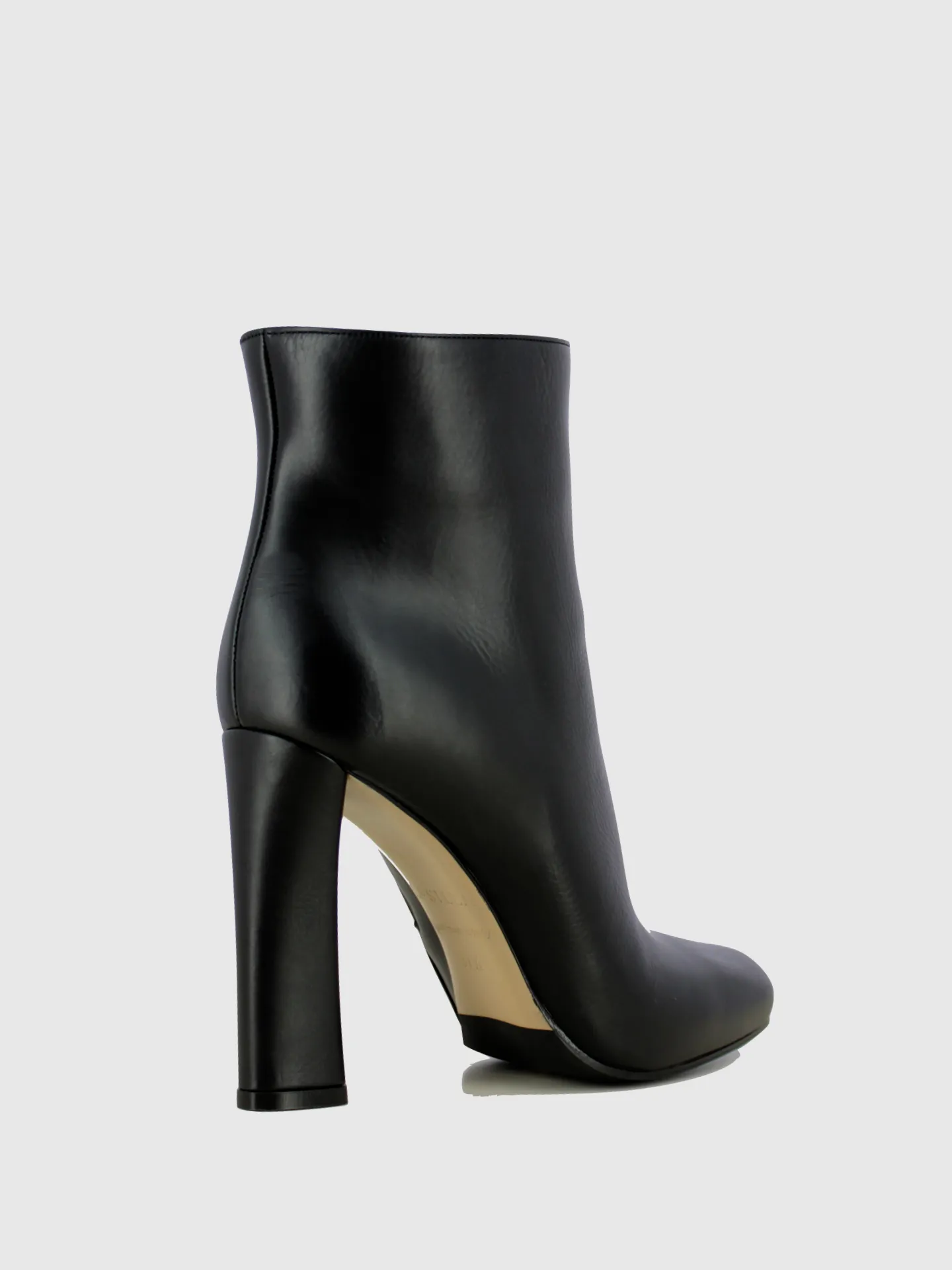 Black Zip Up Ankle Boots