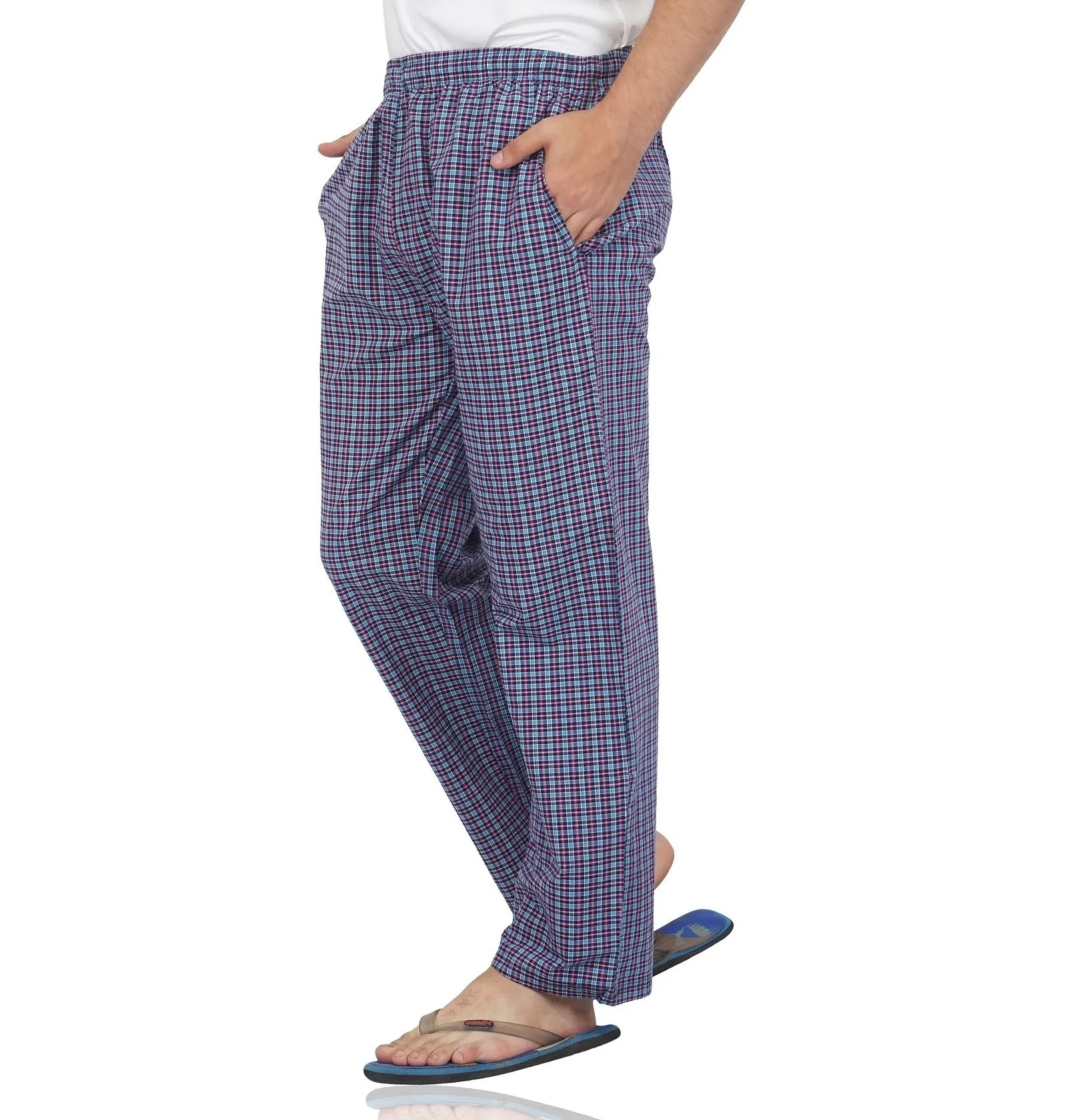 Blue & Pink Check Pyjama