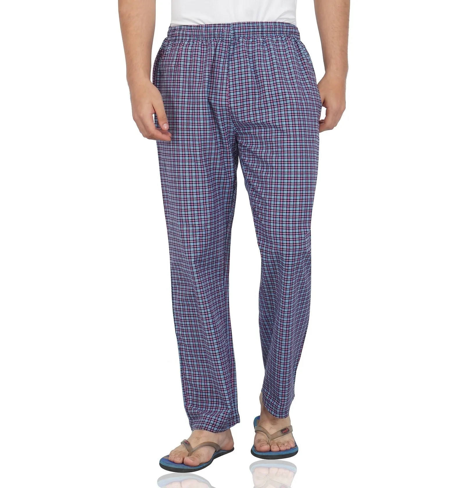 Blue & Pink Check Pyjama