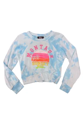 Blue Tie Dye Montauk Sweatshirt