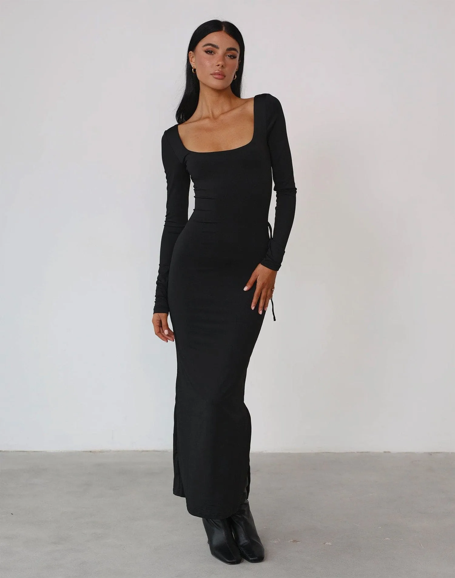 Cartia Maxi Dress (Black)