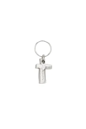 Charm Block Cross Sleeper | Silver