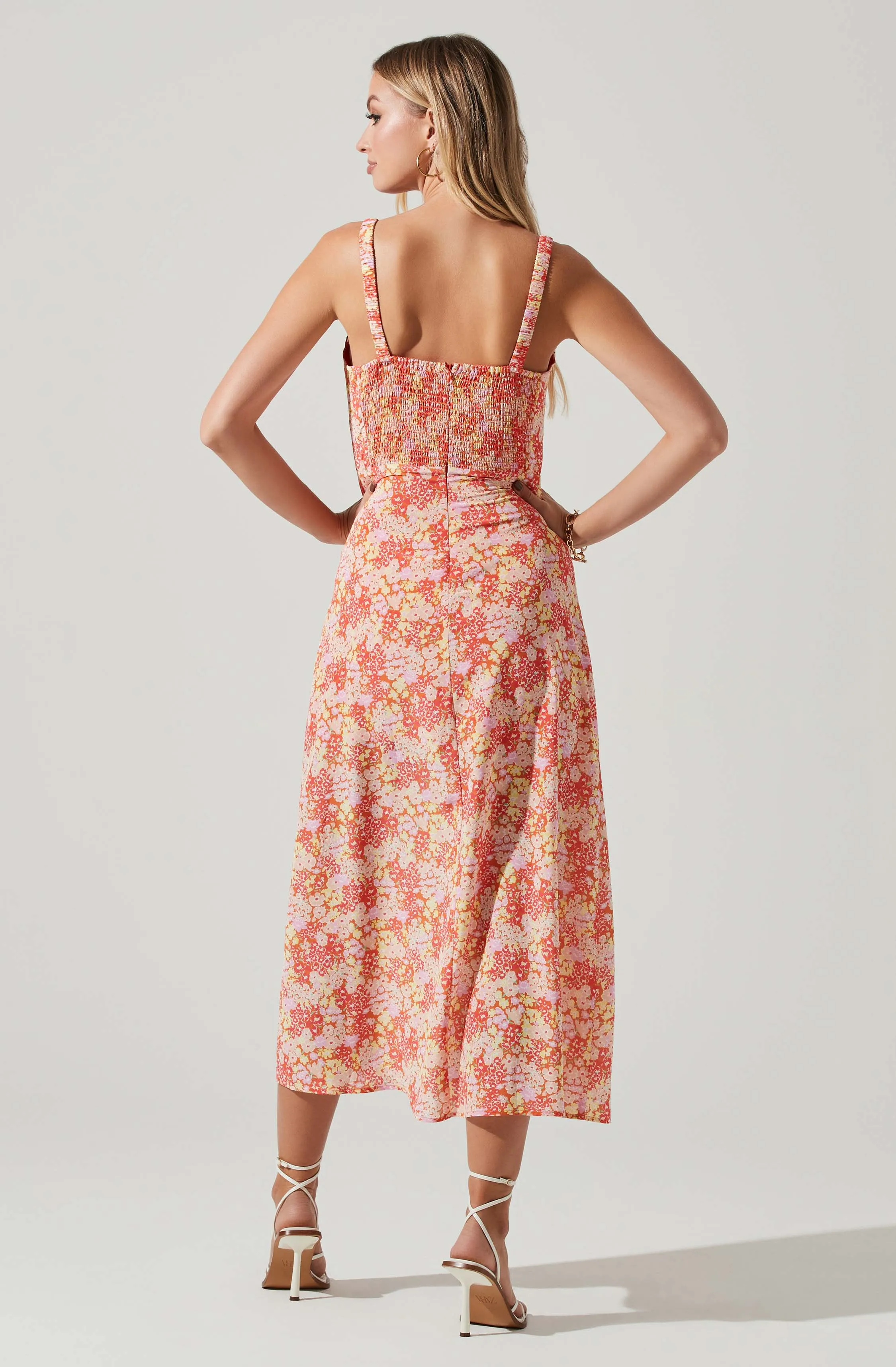 Elsie Floral Midi Dress