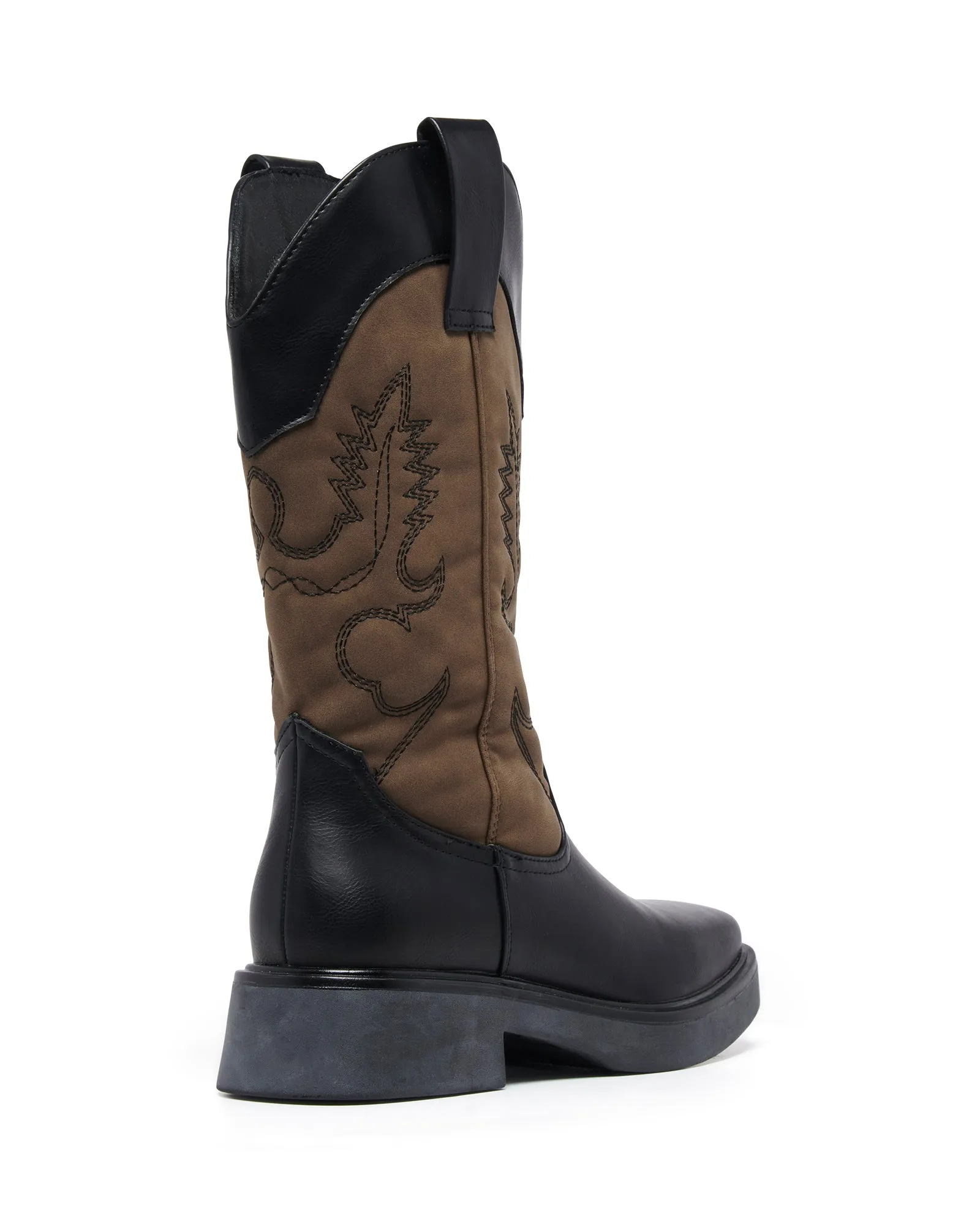 Envy Cowboy Boot Cocoa Multi