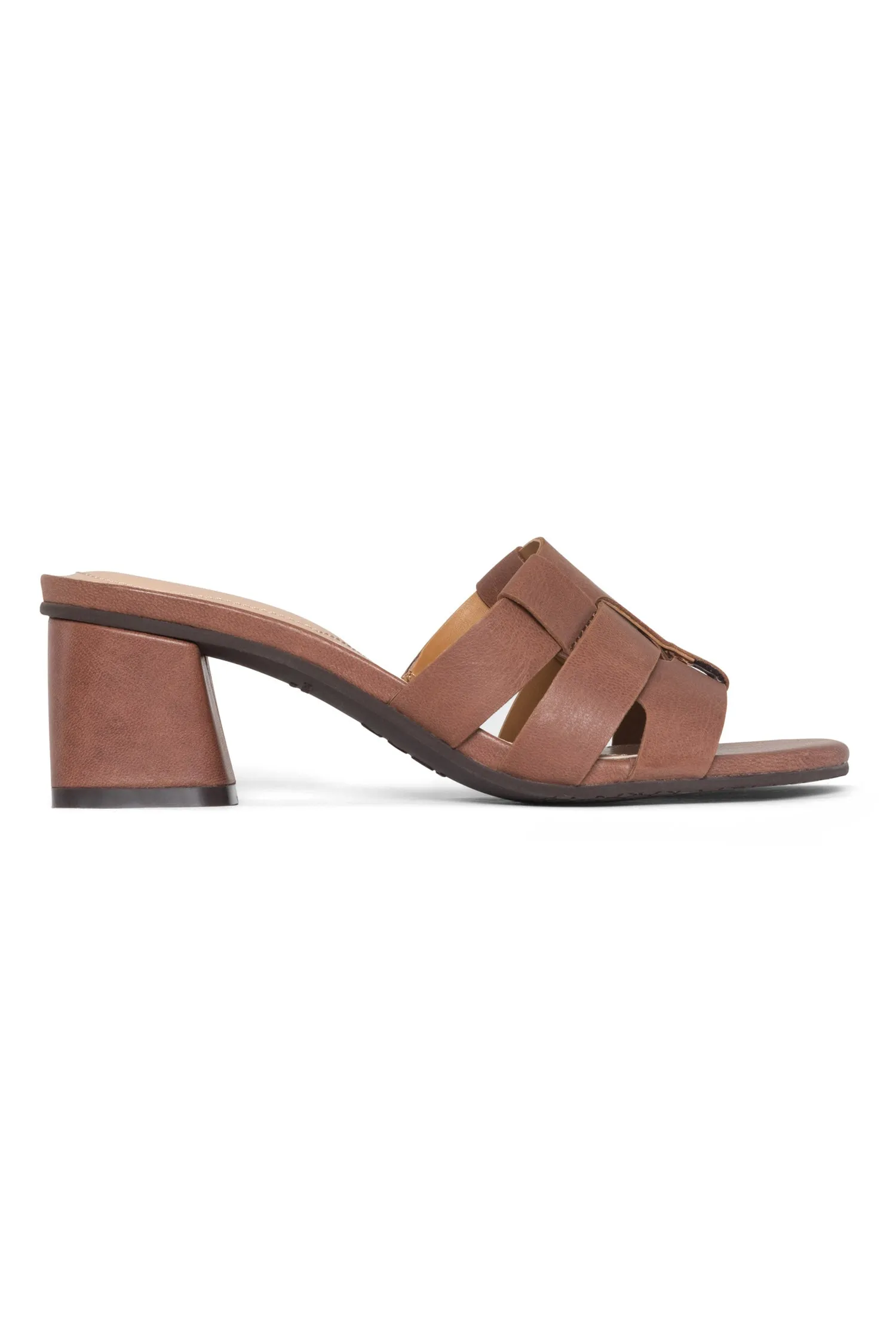 Gloriana Mule Sandals - Cognac