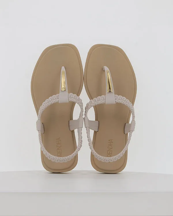 Grendha Gaia Sandal Beige White