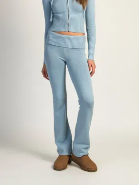 HARLOW BROOKE FLARE PANT - BABY BLUE