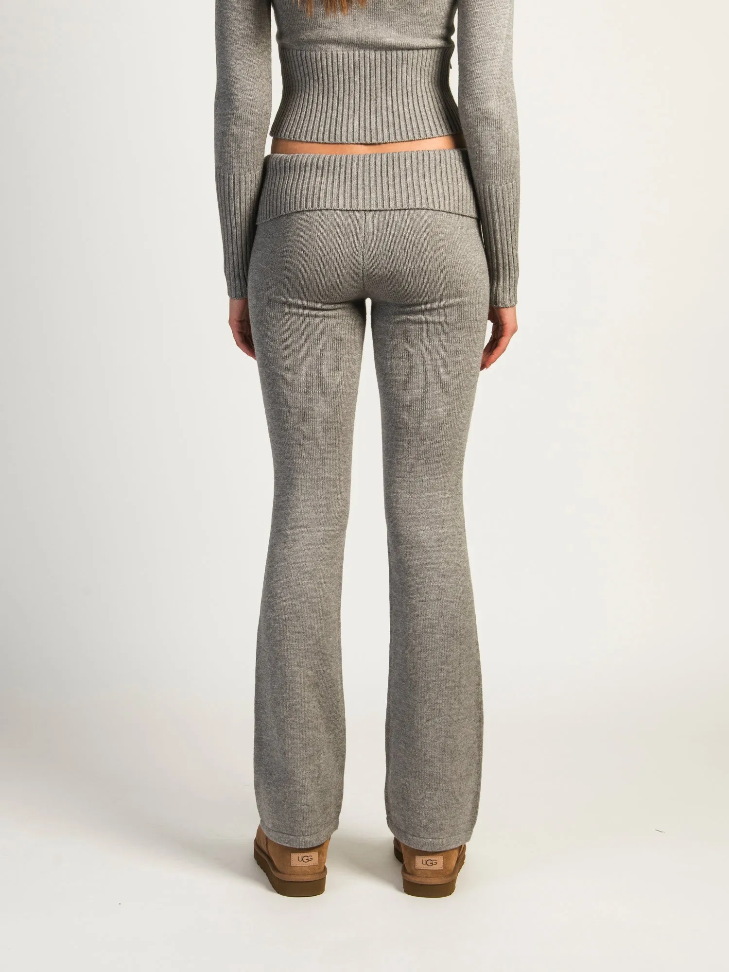 HARLOW BROOKE FLARE PANT - GREY