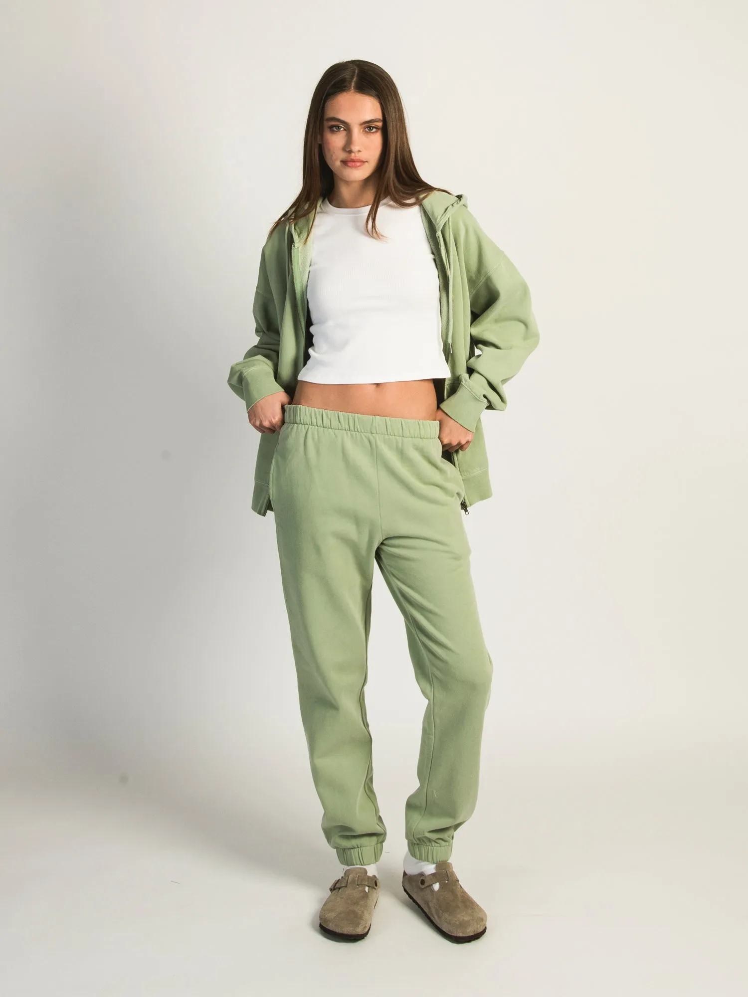 HARLOW JORDANA SWEATPANT - SAGE