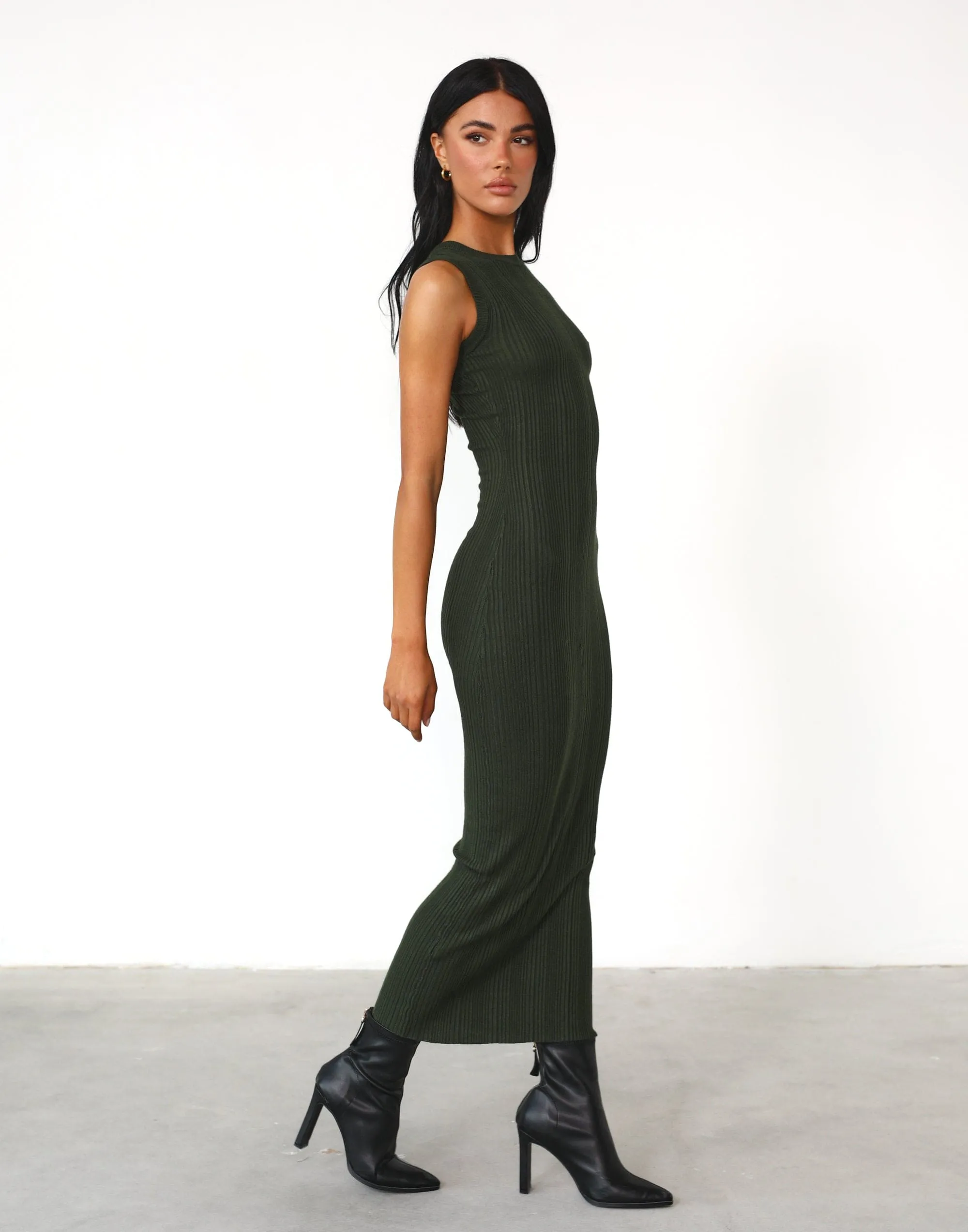 Hunter Maxi Dress (Moss)