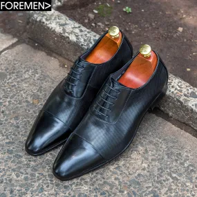 KING JEFFREY | Black Oxford Shoes