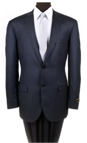 Men's  2-PC Wool Suit Regular Fit-Navy