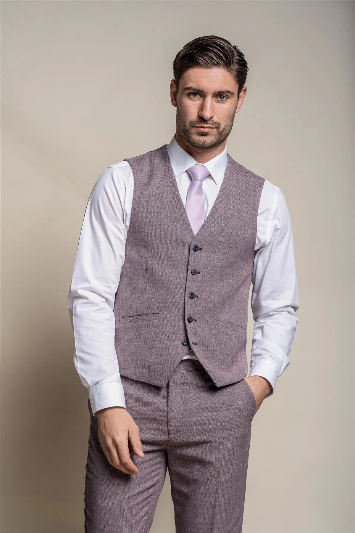 Miami Lilac Three Piece Suit