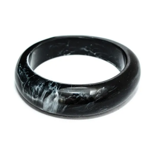 Mykonos Resin Bangle- Polished finish