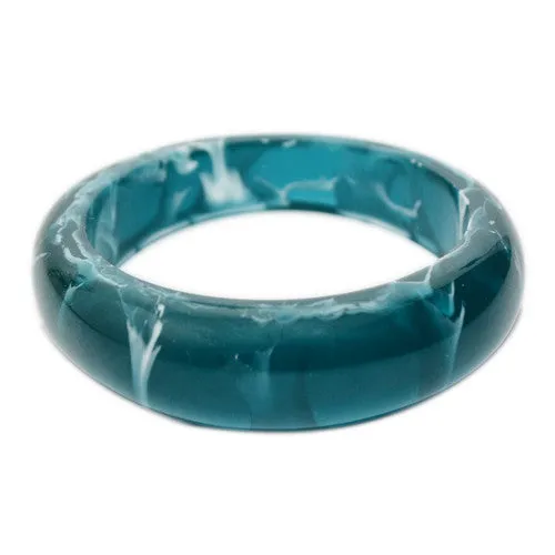 Mykonos Resin Bangle- Polished finish