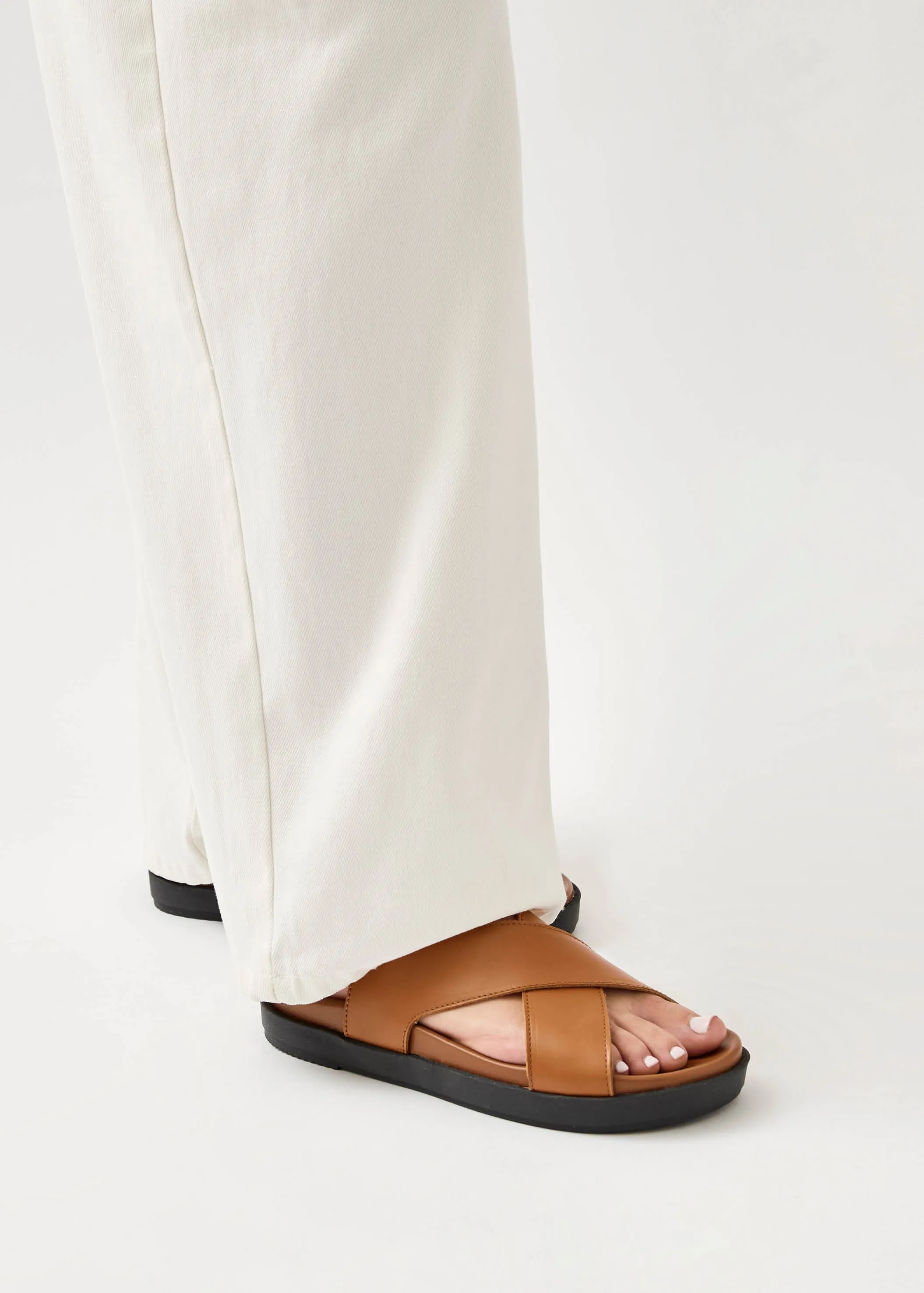 Nico Tan Leather Sandals