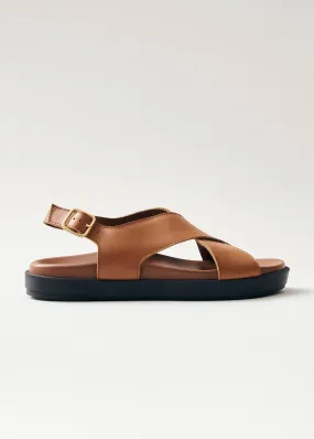 Nico Tan Leather Sandals