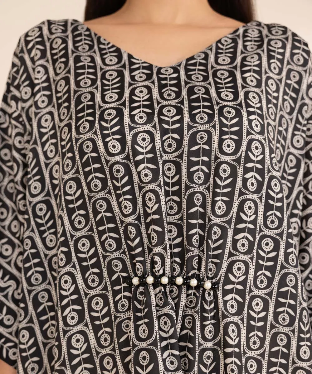 Printed Silk Kaftan