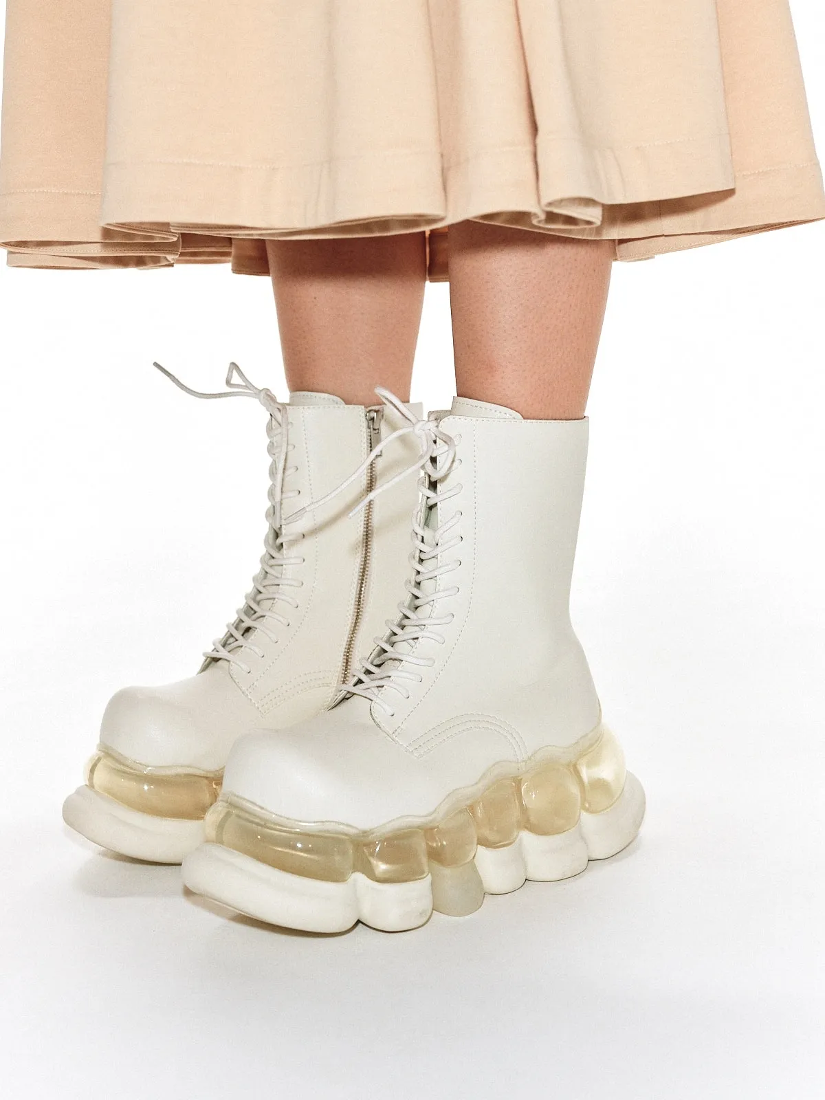 "Jewelry" Ark Boots / White