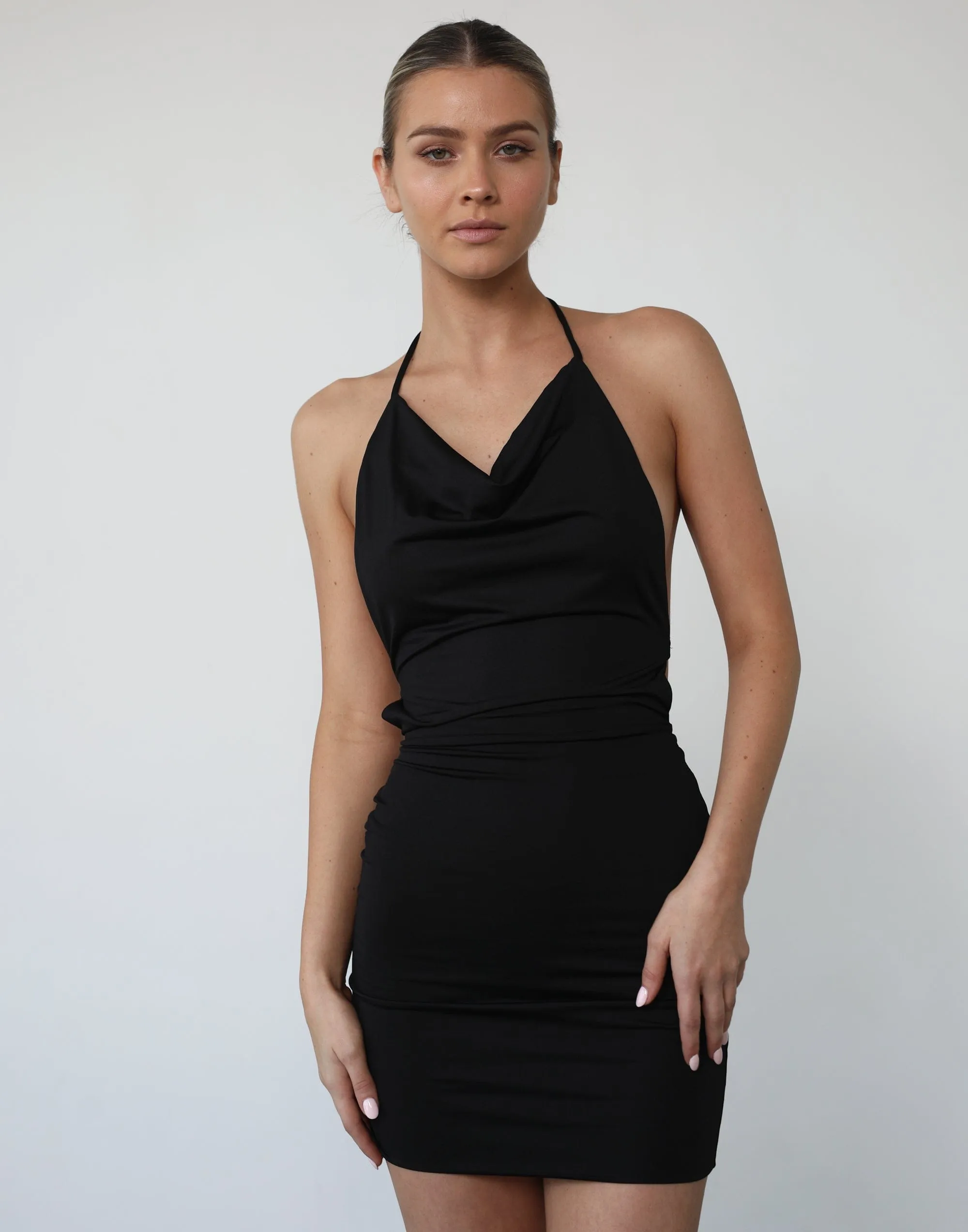 Raena Mini Dress (Black)