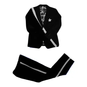 Starstruck Suit - Black/White