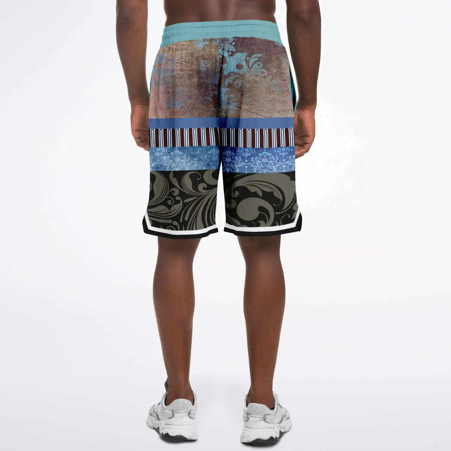 Steampunk Warrior Unisex Basketball Shorts