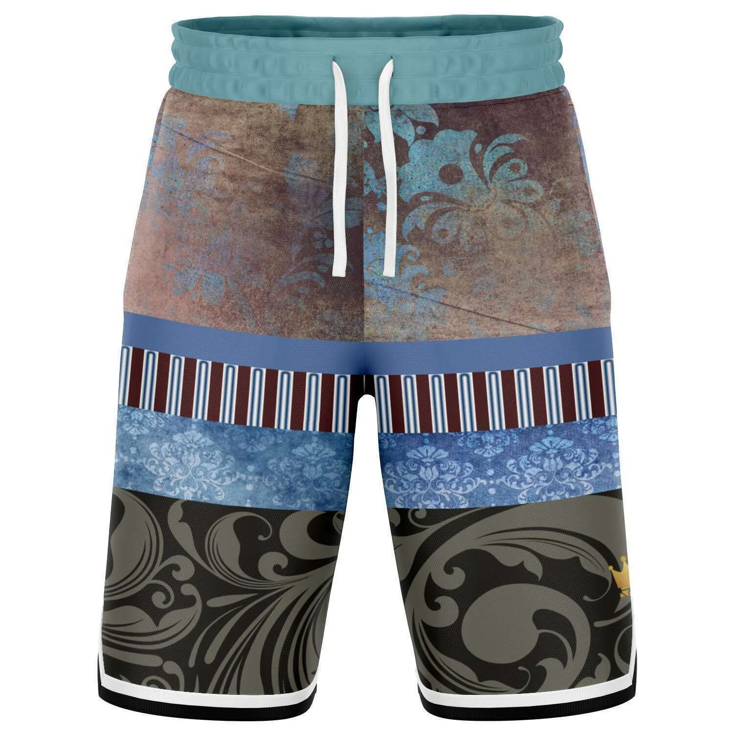 Steampunk Warrior Unisex Basketball Shorts