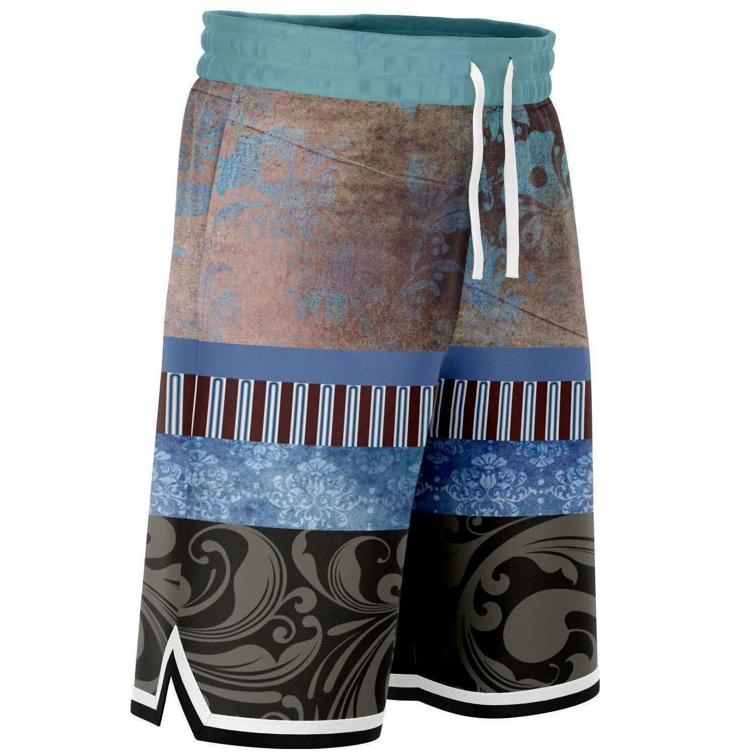 Steampunk Warrior Unisex Basketball Shorts