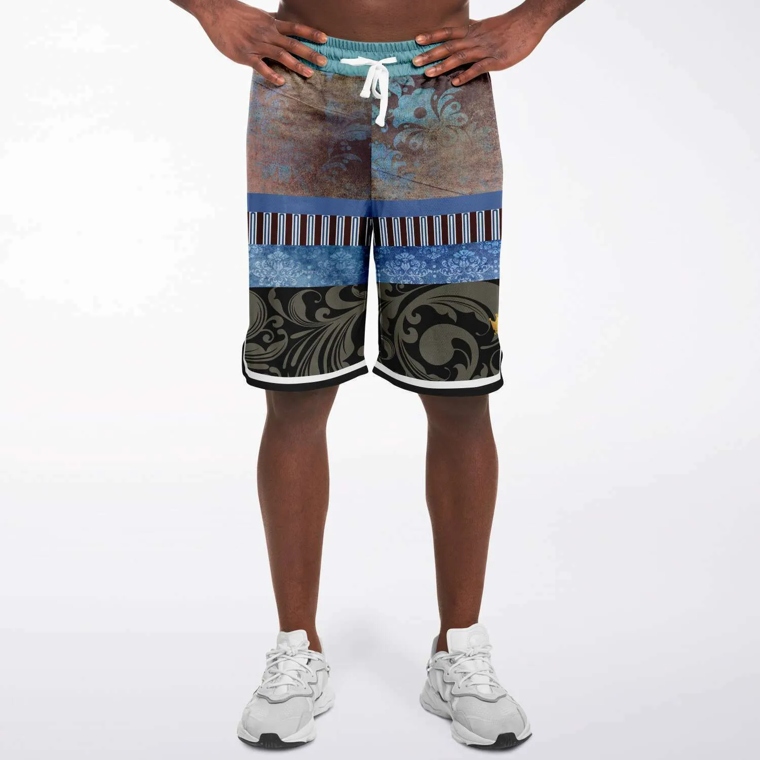 Steampunk Warrior Unisex Basketball Shorts