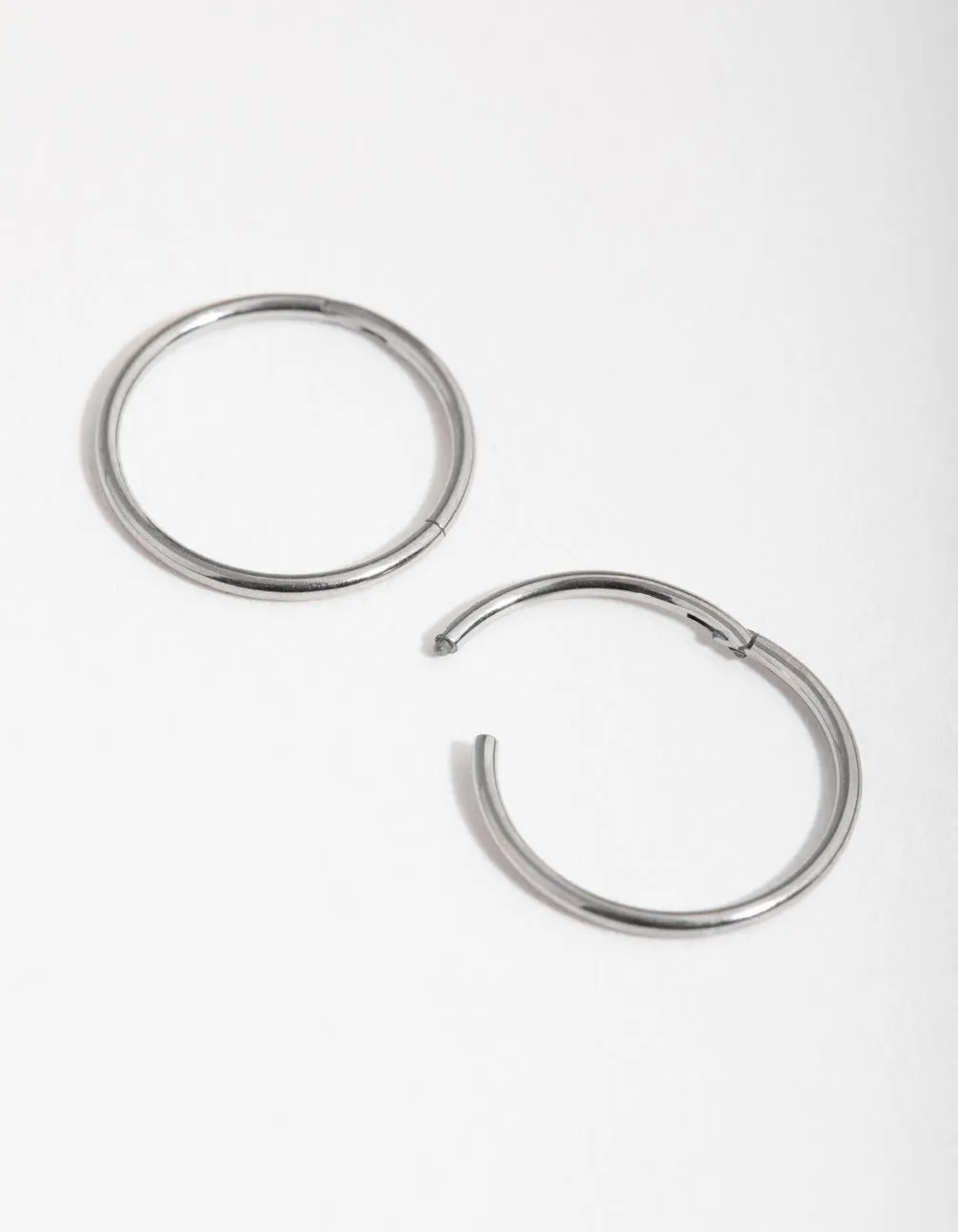 Surgical Steel Fine 10mm Sleeper Earrings