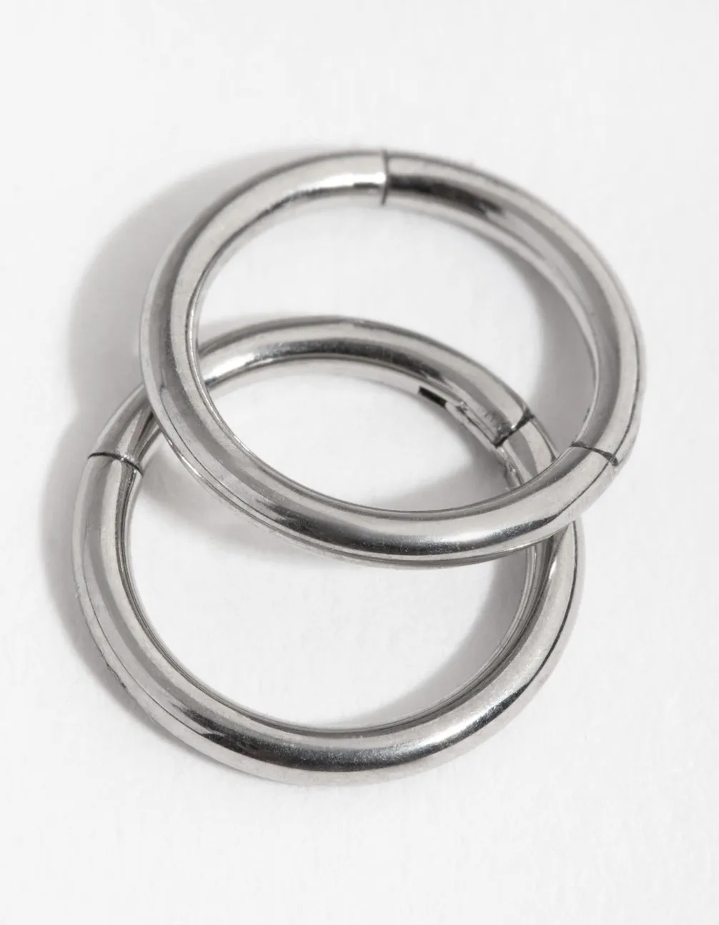 Surgical Steel Fine 8mm Sleeper Earrings