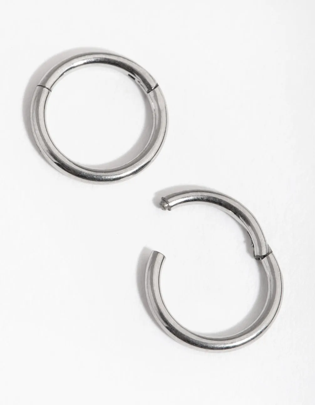 Surgical Steel Fine 8mm Sleeper Earrings