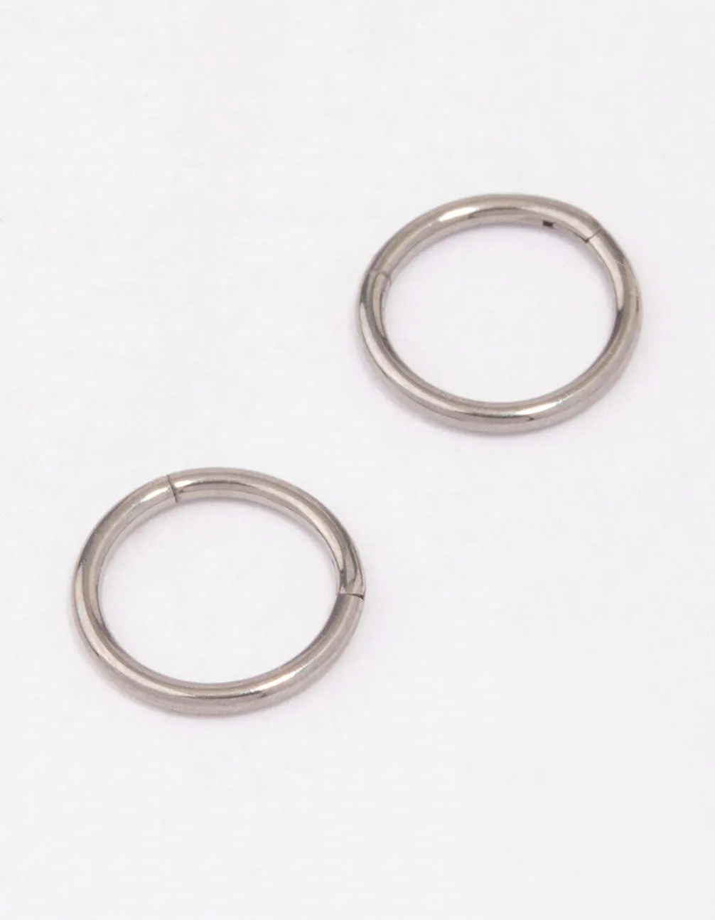 Titanium Fine Sleeper Earrings 6mm