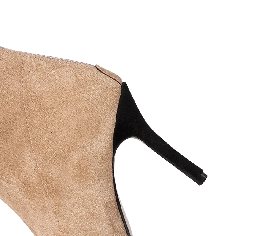 Two Tone Ankle Boots