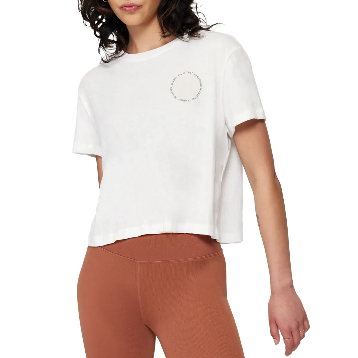 Women's Always Trust Crop Tee